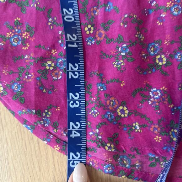 Xirena Womens Floral Cotton Silk Button Up Blouse Size Small 2425 - Picture 10 of 10